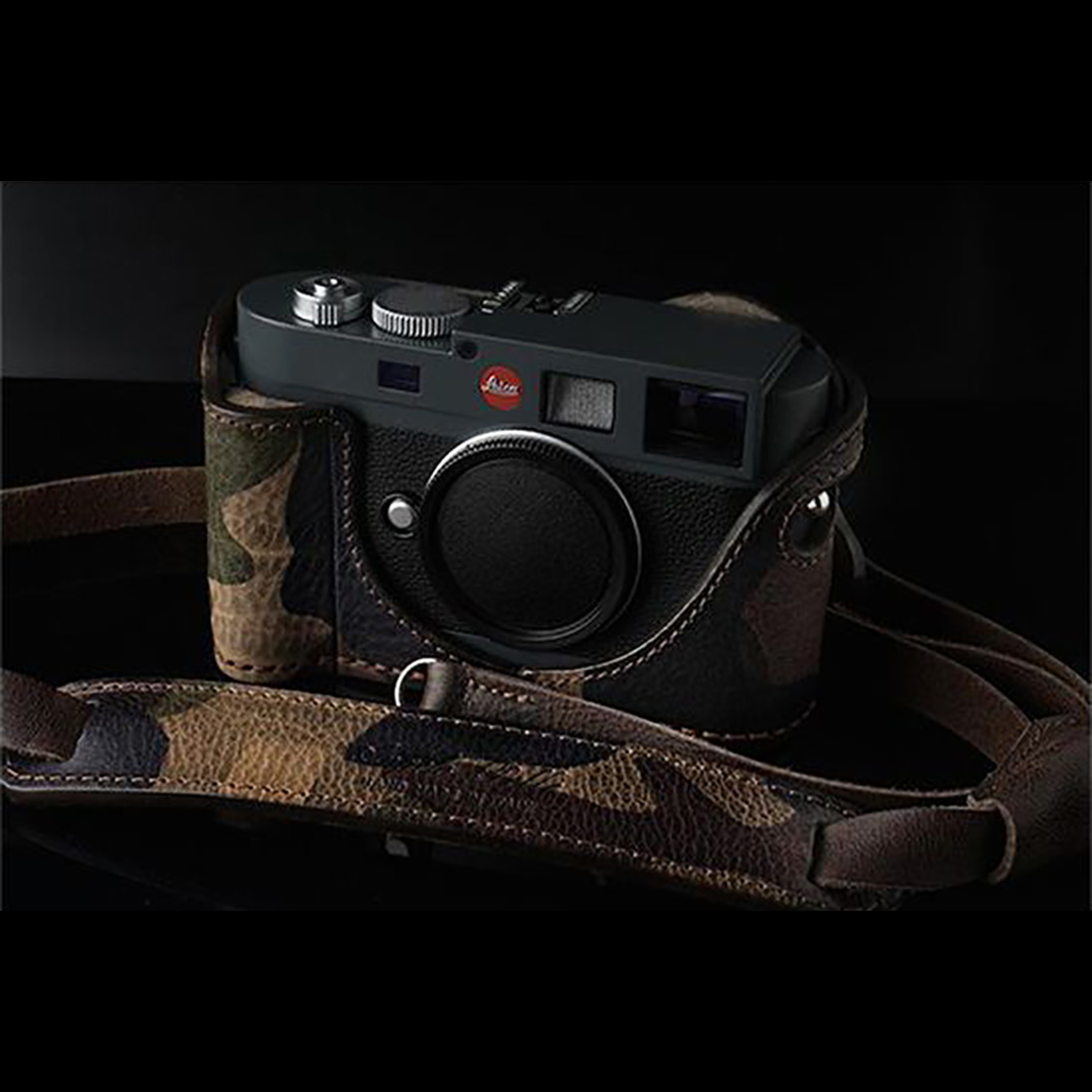 Bao Da Nửa Máy Ảnh Angelo Pelle Camouflage 1914 Half-case