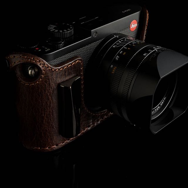 Bao Da Máy Ảnh Leica Q Angelo Pelle Half-case with Grip