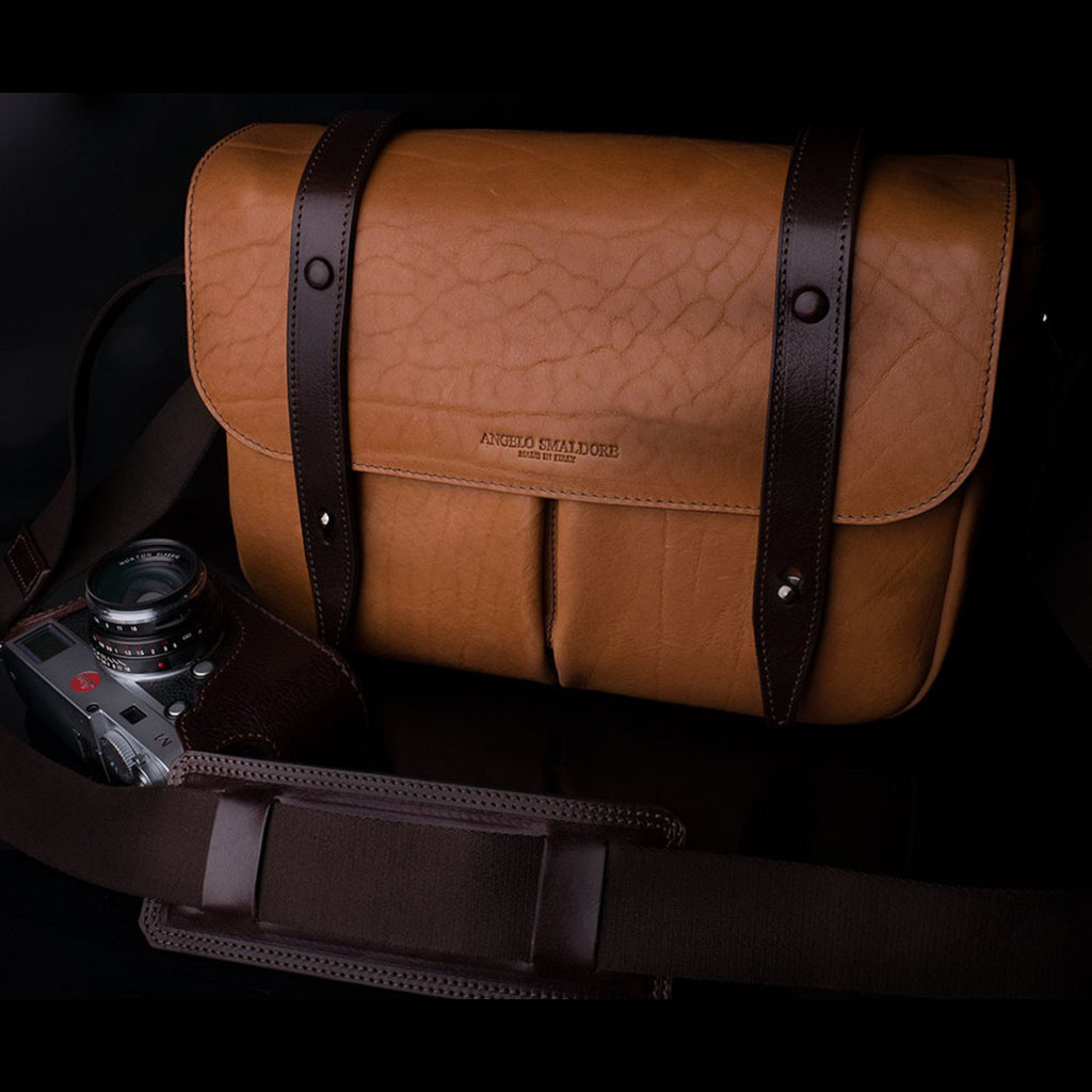 Túi Máy Ảnh Handmade Angelo Pelle Rocco Messenger