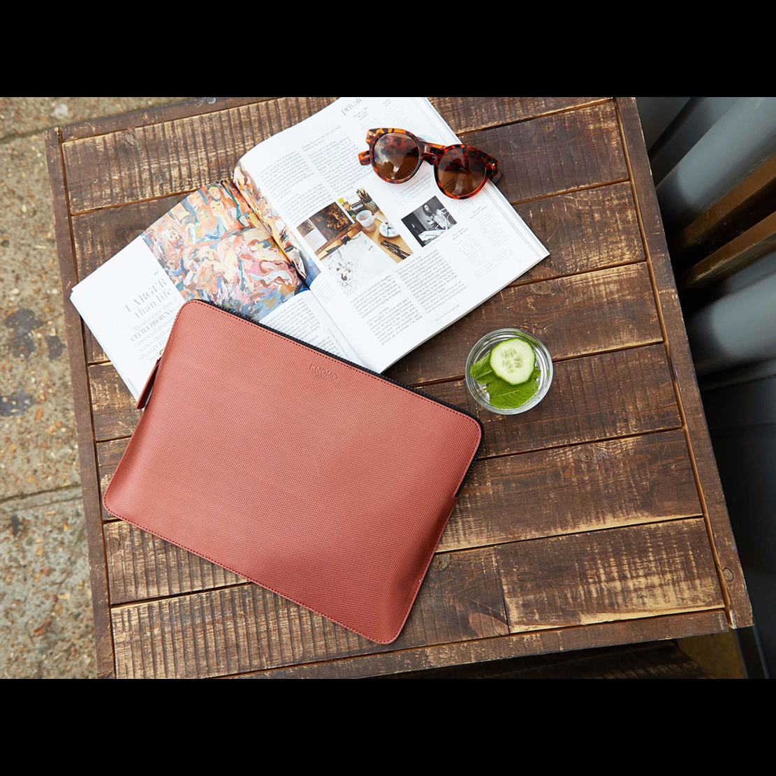 Túi Laptop Knomo Embossed Leather Sleeve 13 inch (14-207)
