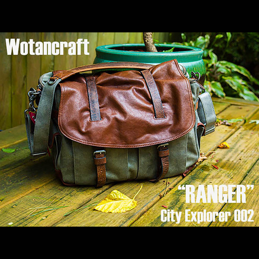 Túi Đựng Máy Ảnh Handmade Wotancraft Ranger (Light Green) Limited Edition