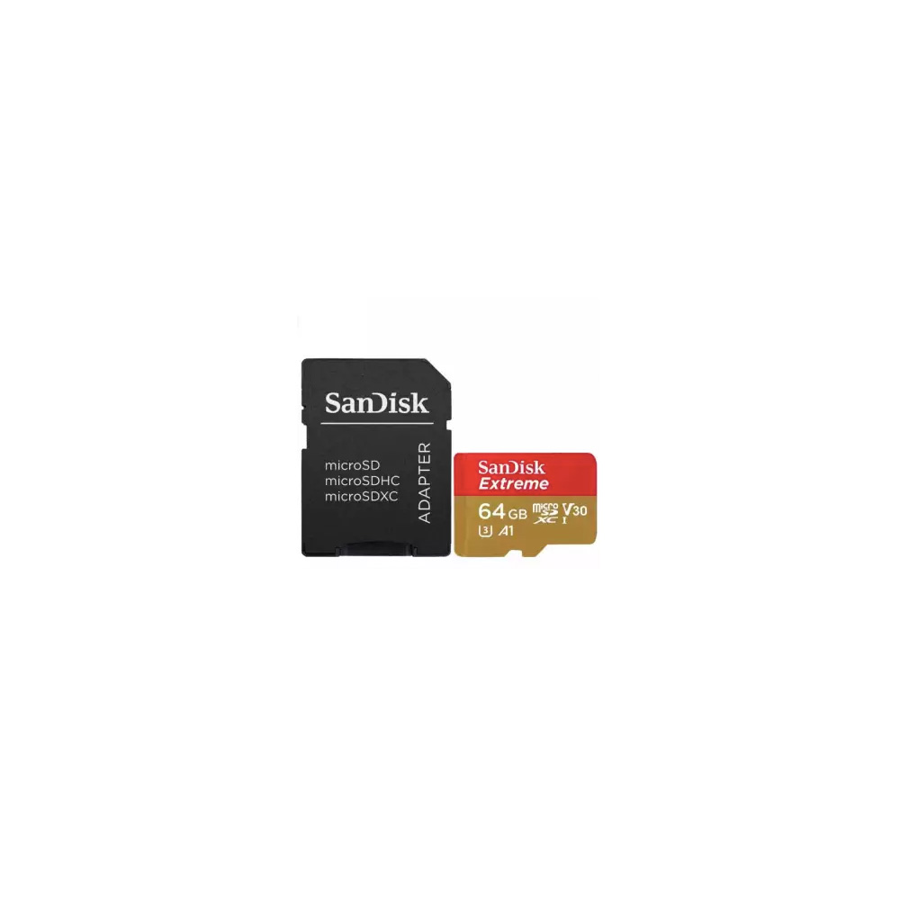 Thẻ Nhớ Máy Ảnh MicroSD Extreme Sandisk 64GB