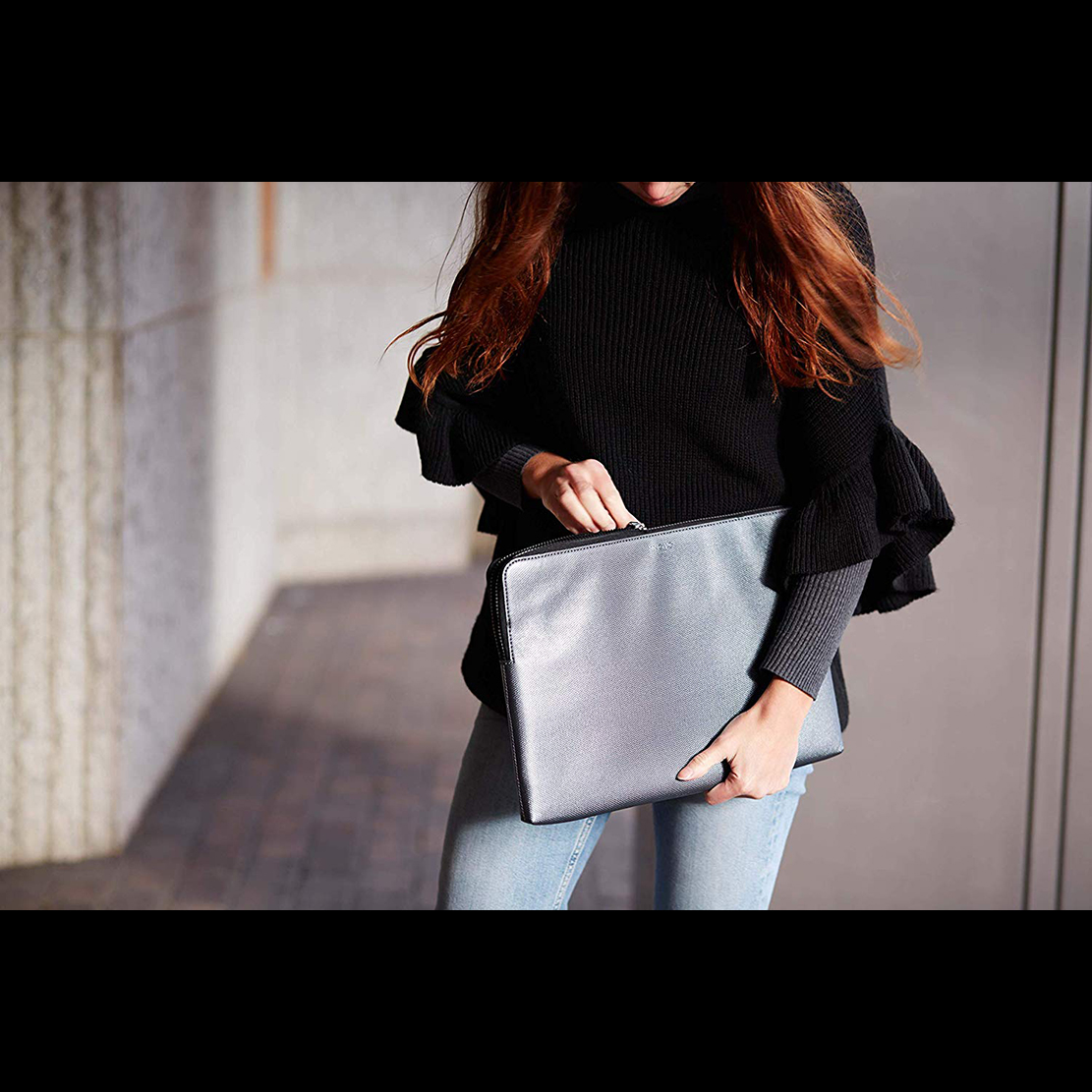 Túi Laptop Knomo Embossed Leather Sleeve 15-inch (14-208)