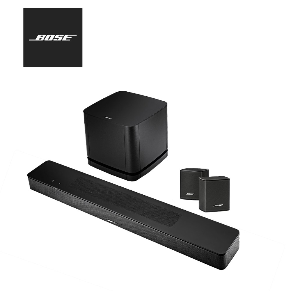 Loa Tivi Bose Smart Soundbar + Bose Bass Module 500 + Bose Surround