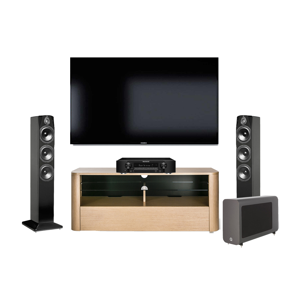 Dàn âm thanh sale Tết NHT Absolute Tower + Marantz 1509 + QAcoustics 3060s