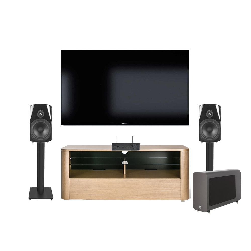 Dàn âm thanh sale Tết NHT Two + QAcoustics 3060S + Arylic M50