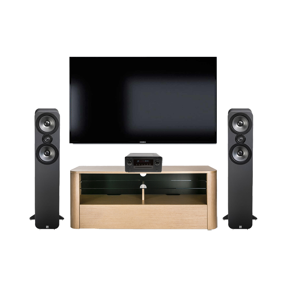 Dàn âm thanh sale Tết QAcoustic 3050i + Blue Aura Blue 1