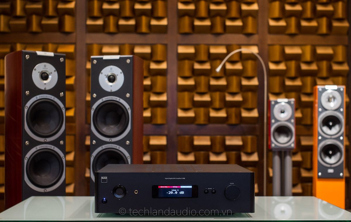 AMPLI HI-FI NAD C 388 THAY ĐỔI DIỆN MẠO - CÔNG NGHỆ ĐỘT PHÁ