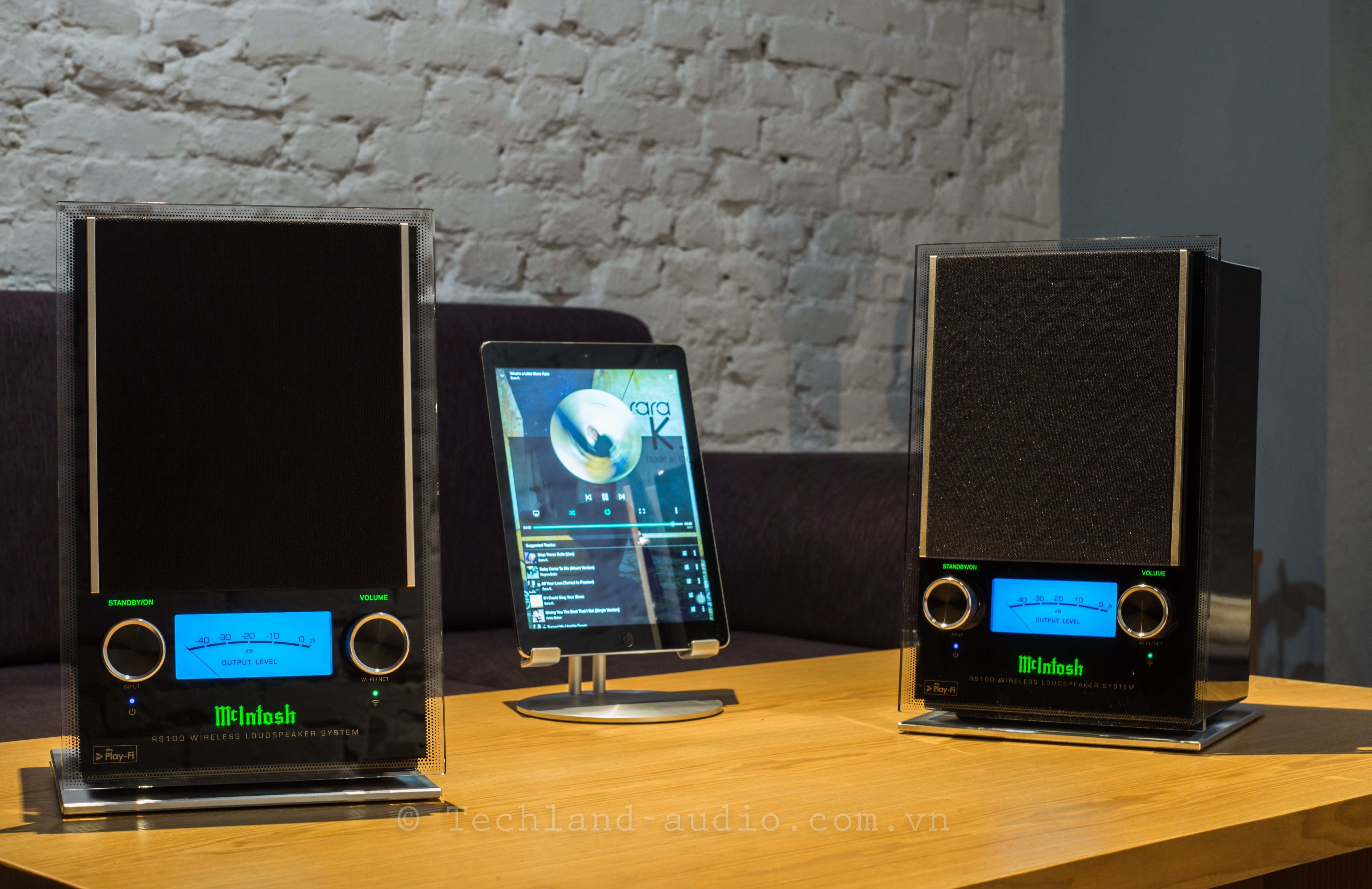 MCINTOSH RS100 LOA KHÔNG DÂY HI-END CHUẨN PLAY-FI ĐẦU TIÊN VỀ VIỆT NAM