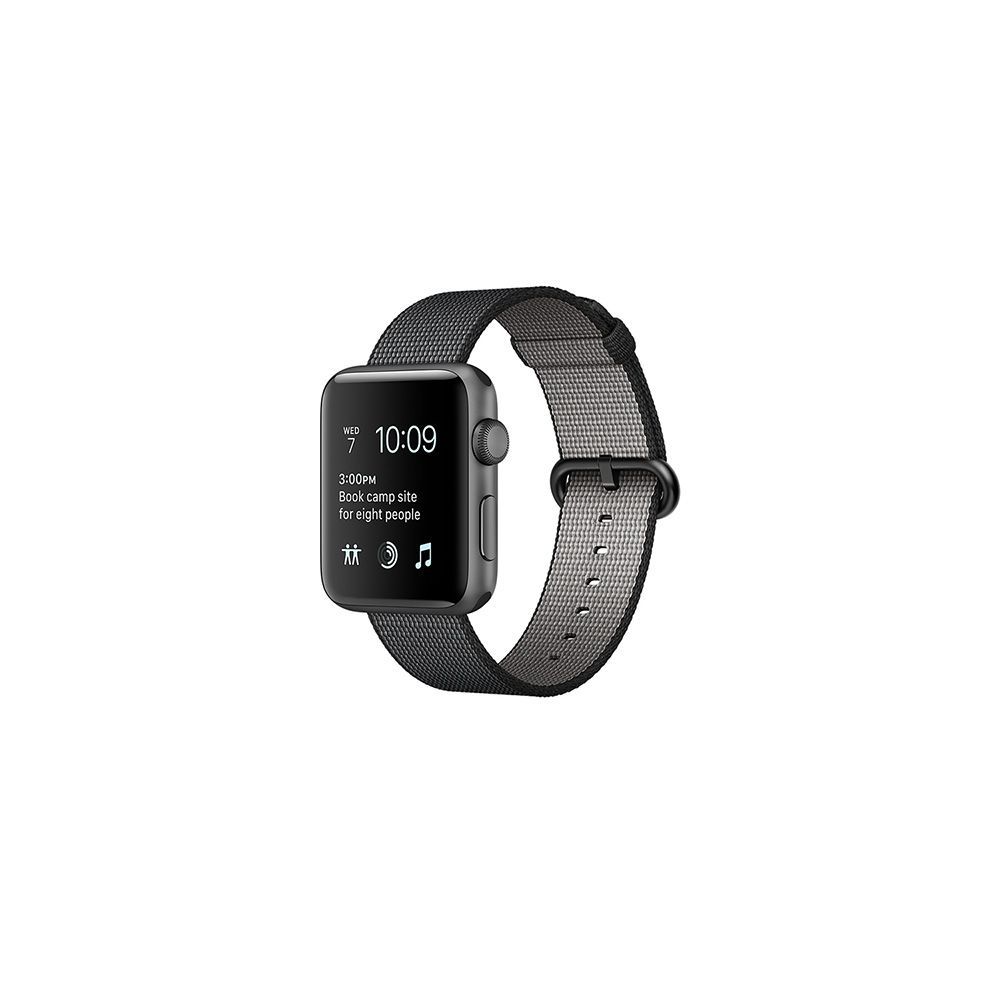 Đồng Hồ Apple 42mm Hợp Kim Nhôm (Space gray/ Black Woven Nylon)