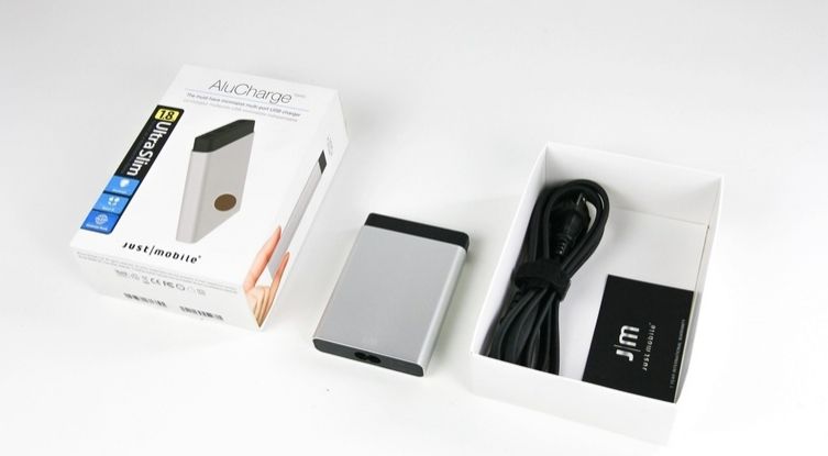 CỦ SẠC ĐIỆN THOẠI IPHONE ĐẲNG CẤP HI-END JUST MOBILE ALUCHARGE