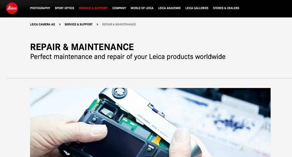 CHÍNH SÁCH BẢO HÀNH, SỬA CHỮA, BẢO TRÌ HOÀN HẢO CỦA LEICA TRÊN TOÀN THẾ GIỚI